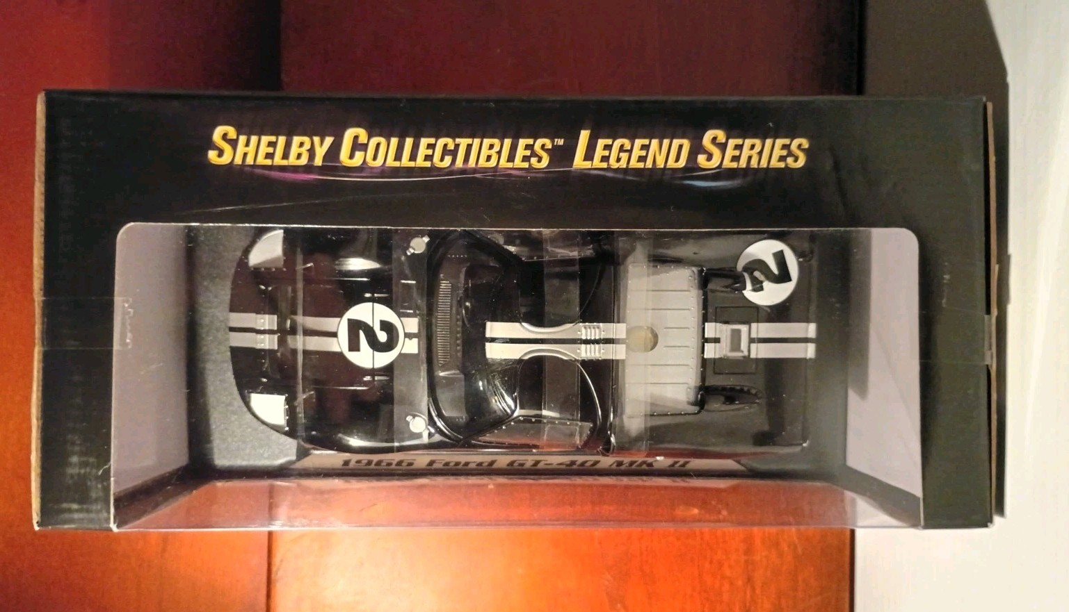 Shelby Collectibles Ford GT40 MK II #2 24h LeMans 1966 Black McLaren Amon 1:18