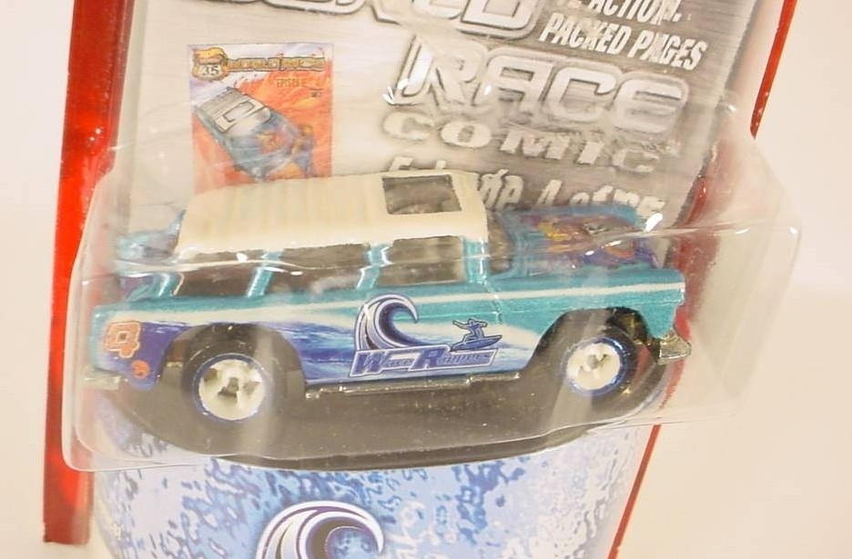 Hot Wheels Highway 35 World Race Wave Rippers 55 Chevy Nomad # 4/35