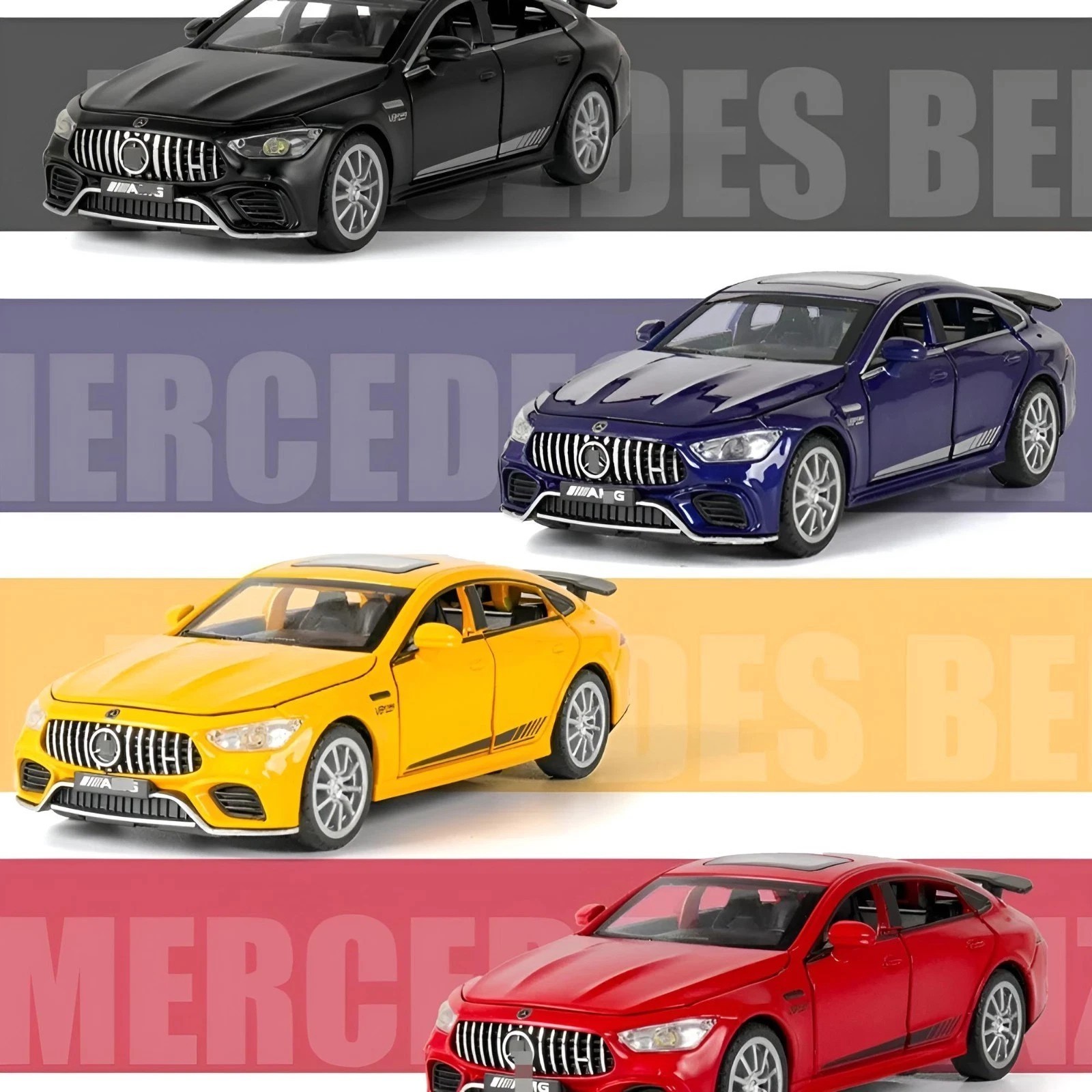 1:32 Mercedes-Benz AMG GT63 Diecast Model Car – Light & Sound Toy Sportscar Gift