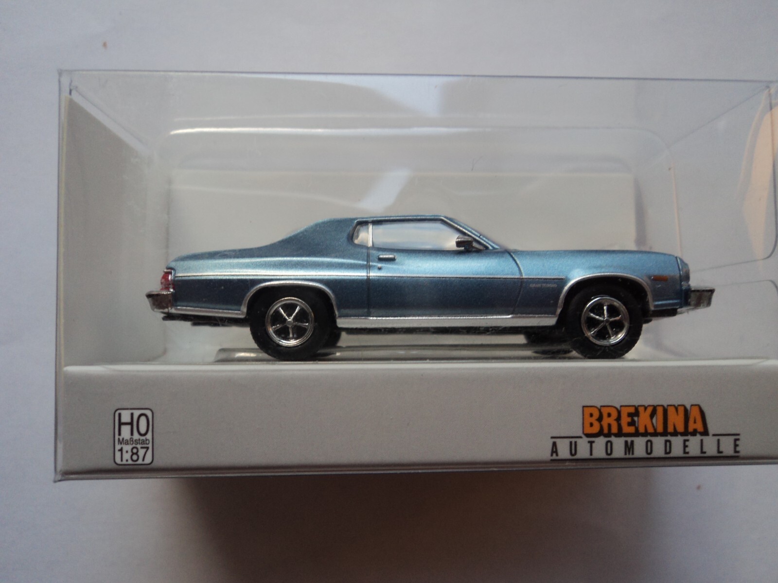 BREKINA 1976 GRAN TORINO BLUE HO 1/87 PLASTIC
