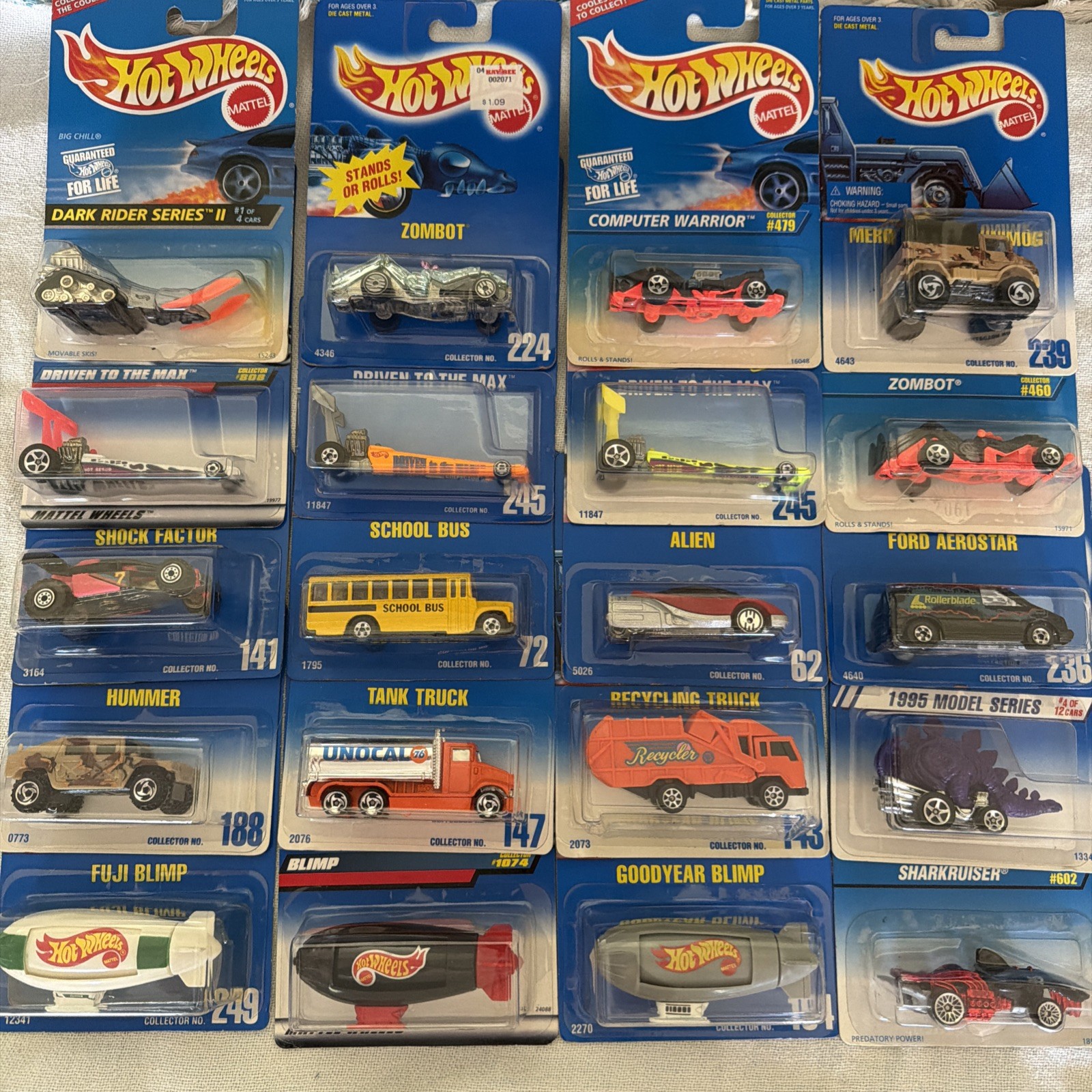 🔥🔥Hot Wheels🔥🔥Set Of 20 1990s Vintage Collection Random Selection