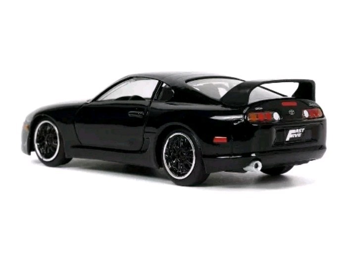 Jada 1:32 Fast & Furious 1995 Toyota Supra Black Diecast Model Car 33381 New
