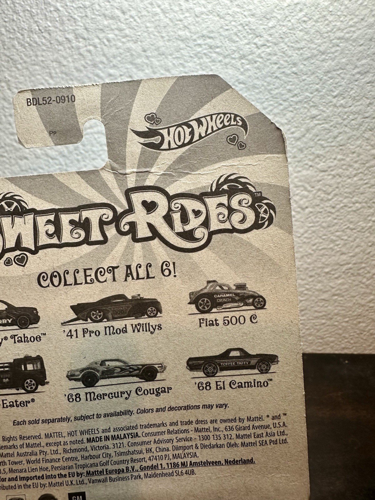 Hot Wheels Kroger Valentines Day Sweet Rides ’07 Chevy Tahoe Sour Cherry