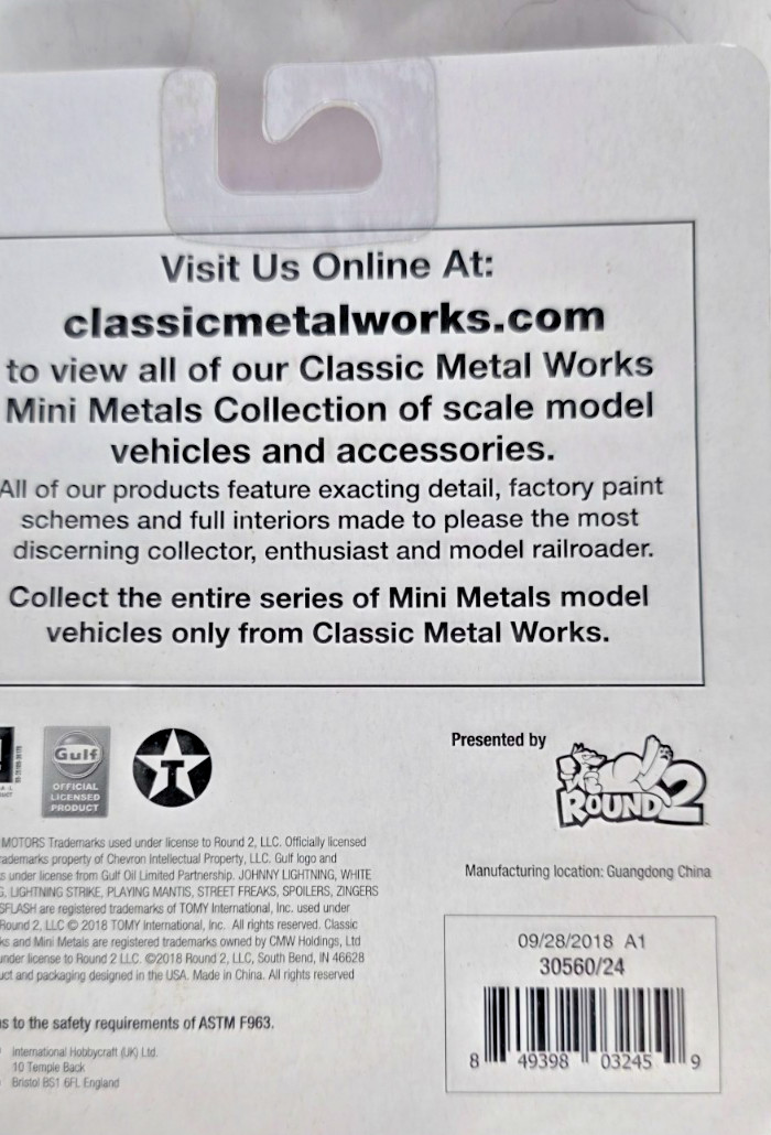 CMW Mini Metals HO 1940s GMC 6×6 Tanker Texaco #30560 1 of 600 NOS