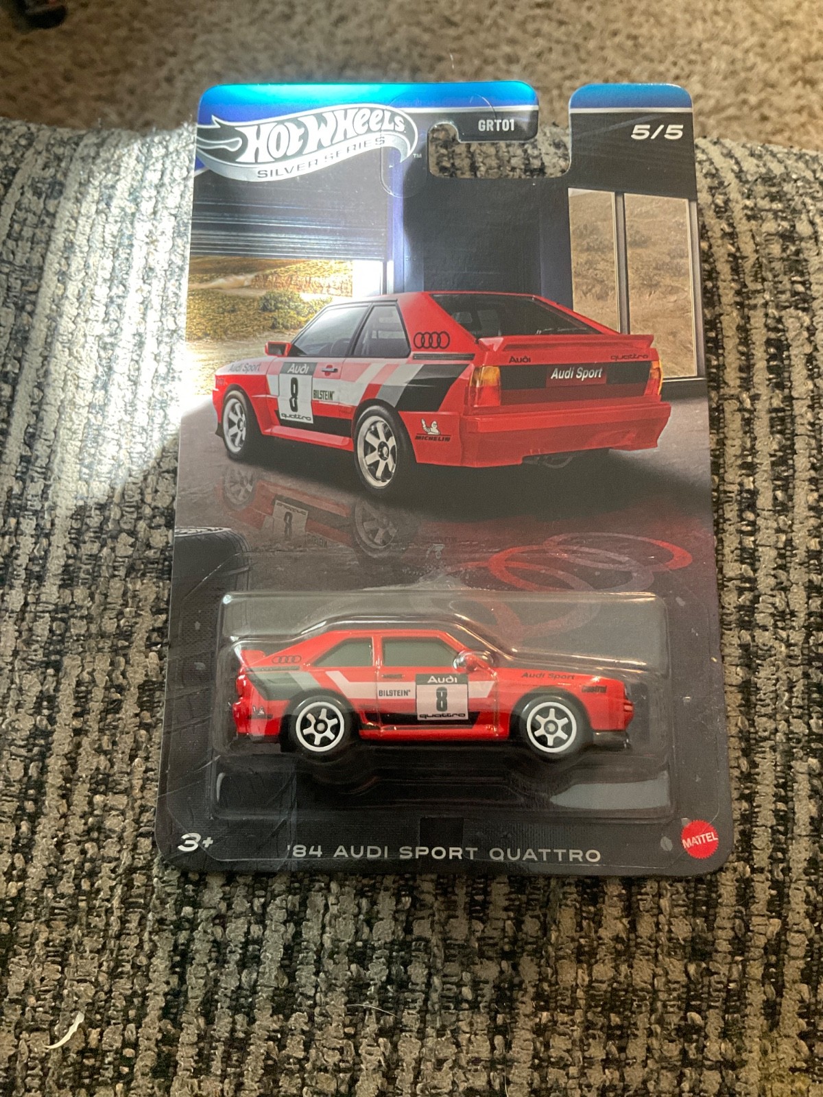 2026 HOT WHEELS SILVER SERIES AUDI SET 84 AUDI SPORT QUATTRO #5 RED CHASE RALLY