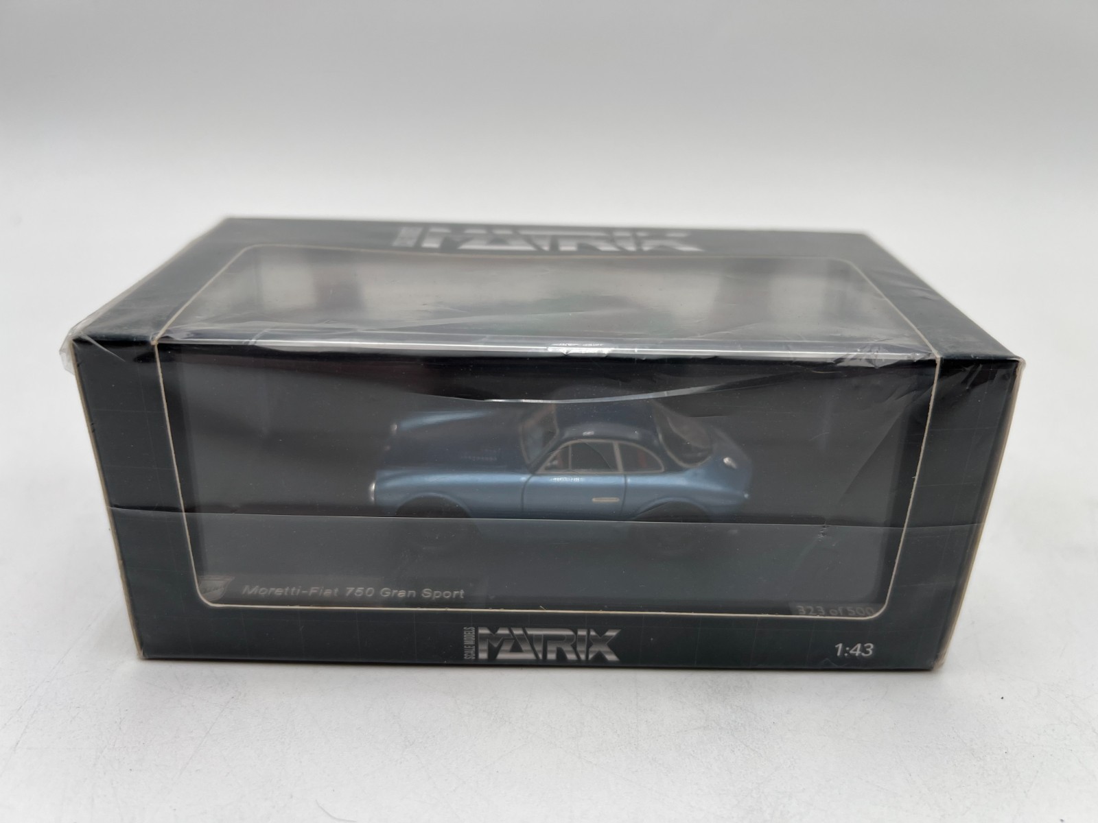 *DAMAGED* MATRIX – 1:43 model – Moretti FIAT 750 Gran Sport – Blue – MX31309-012