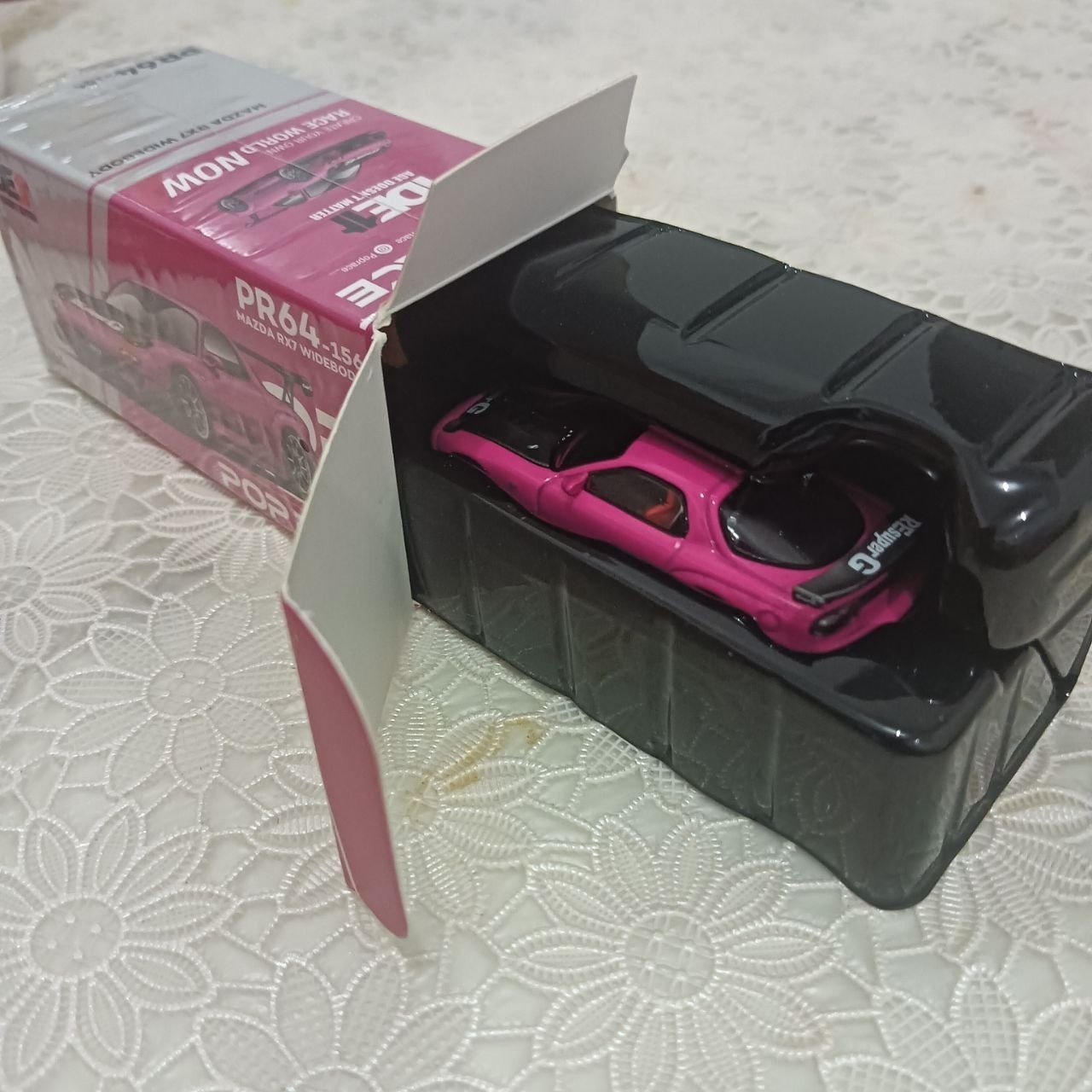 PR64 Mazda RX7 Widebody 2024 indonesia diecast expo Pink 1:64 PR640156 unsealed
