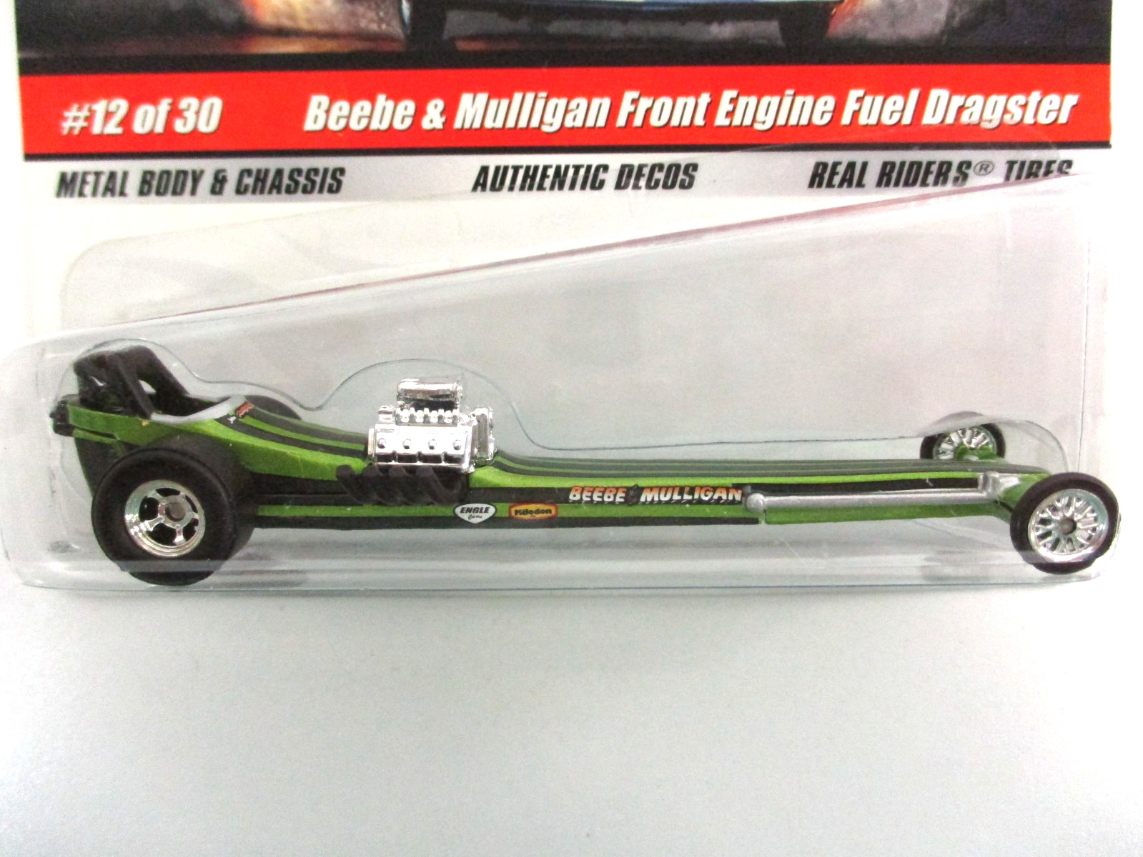 HOT WHEELS – DRAG STRIP DEMONS – BEEBE & MULLIGAN NHRA FRONT ENGINE DRAGSTER