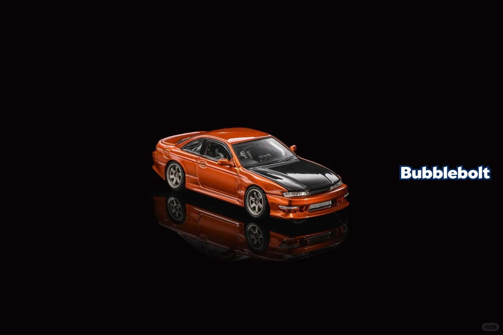 Mortal Model 1:64 Nissan Silvia S14 240SX Orange TMCS Event Special Model