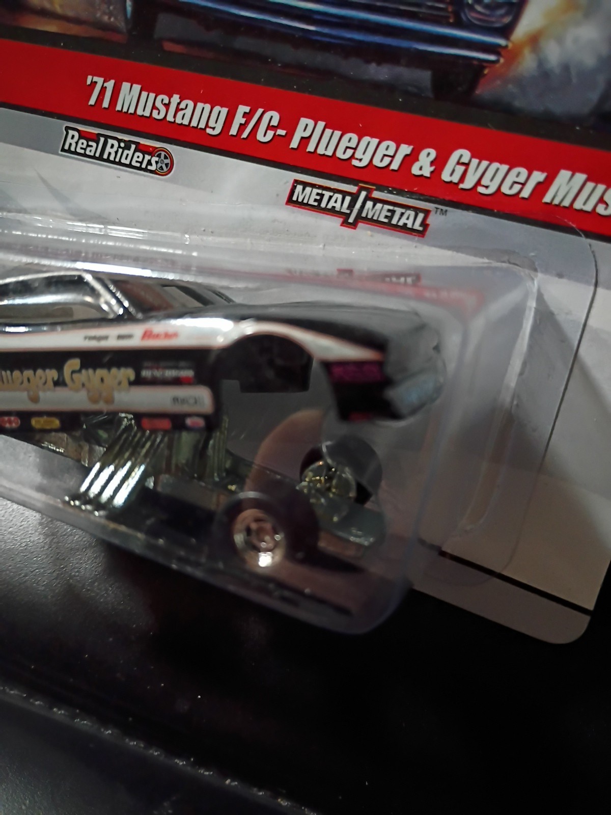 HOT WHEELS – DRAG STRIP DEMONS PLUEGER & GYGER 1971 FORD MUSTANG FUNNY CAR