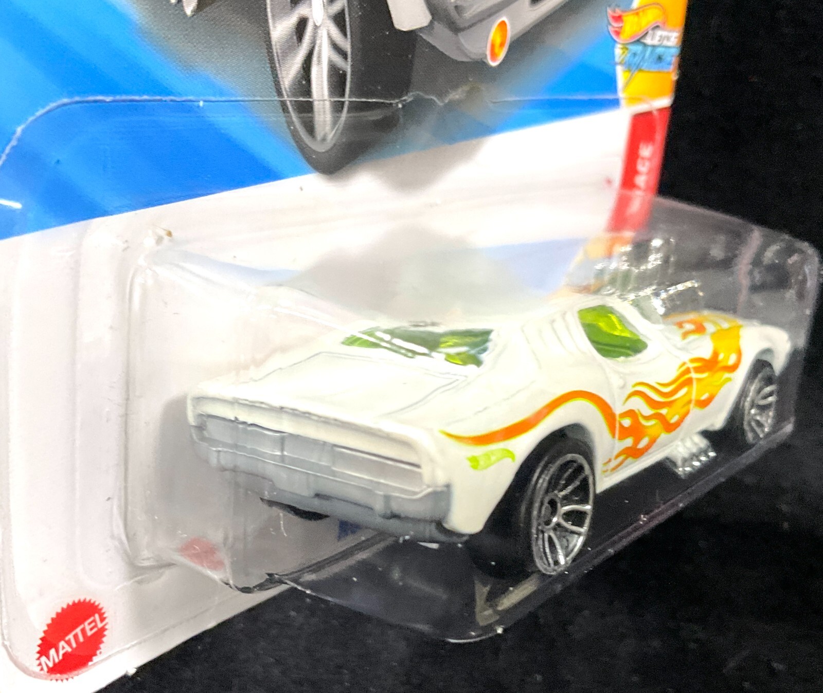Hot Wheels Rodger Dodger & 2.0 2025, White With Flames,Netflix Let’s Race 2 Cars