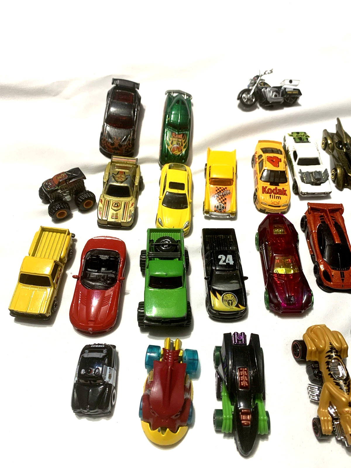 Lot of 65 Mixed Brands Hot Wheels Loose Cars From Various Years and Models