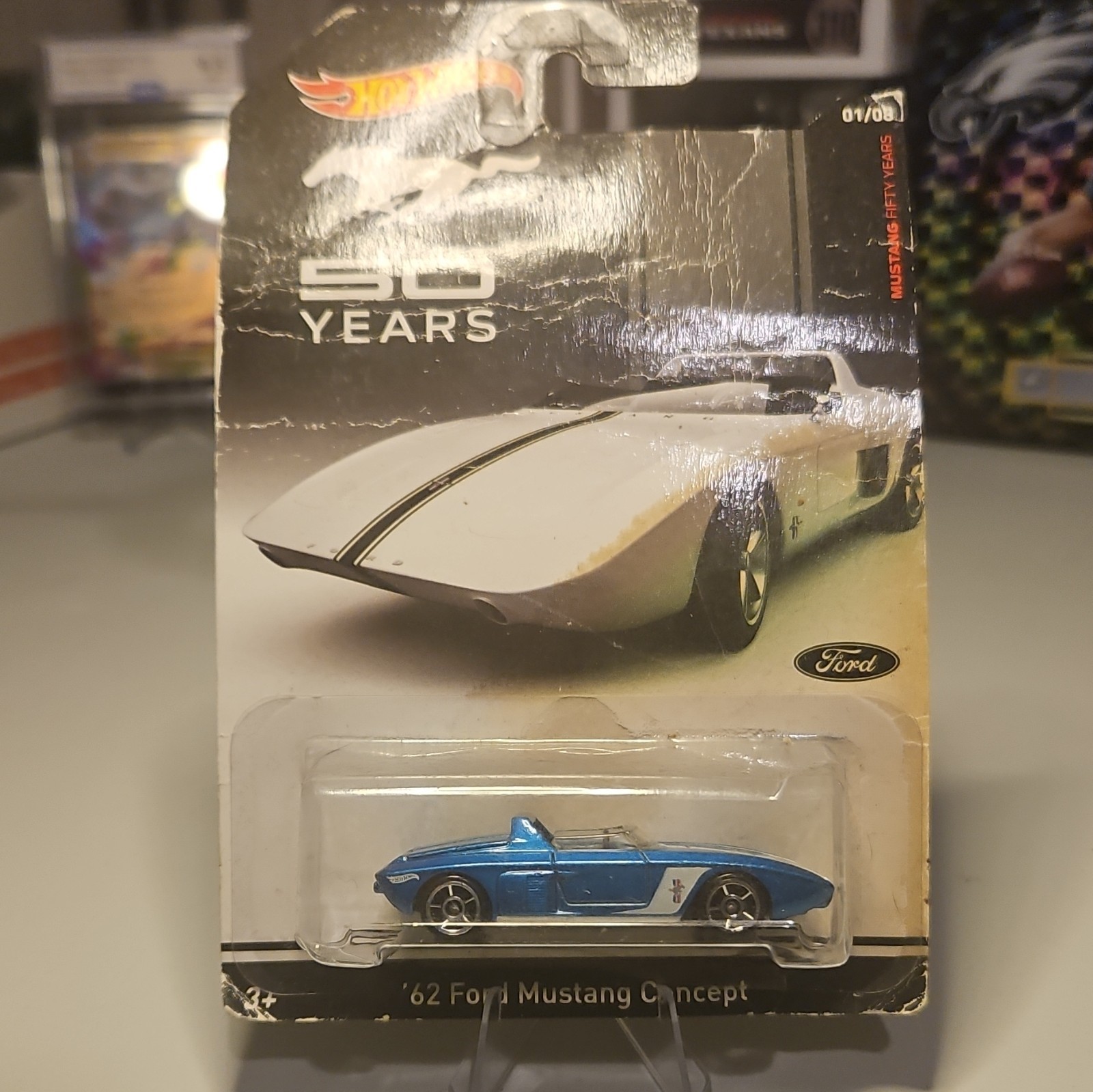 Hot Wheels 50 Years of Mustang Set of 8 SEALED (Damaged Cards)