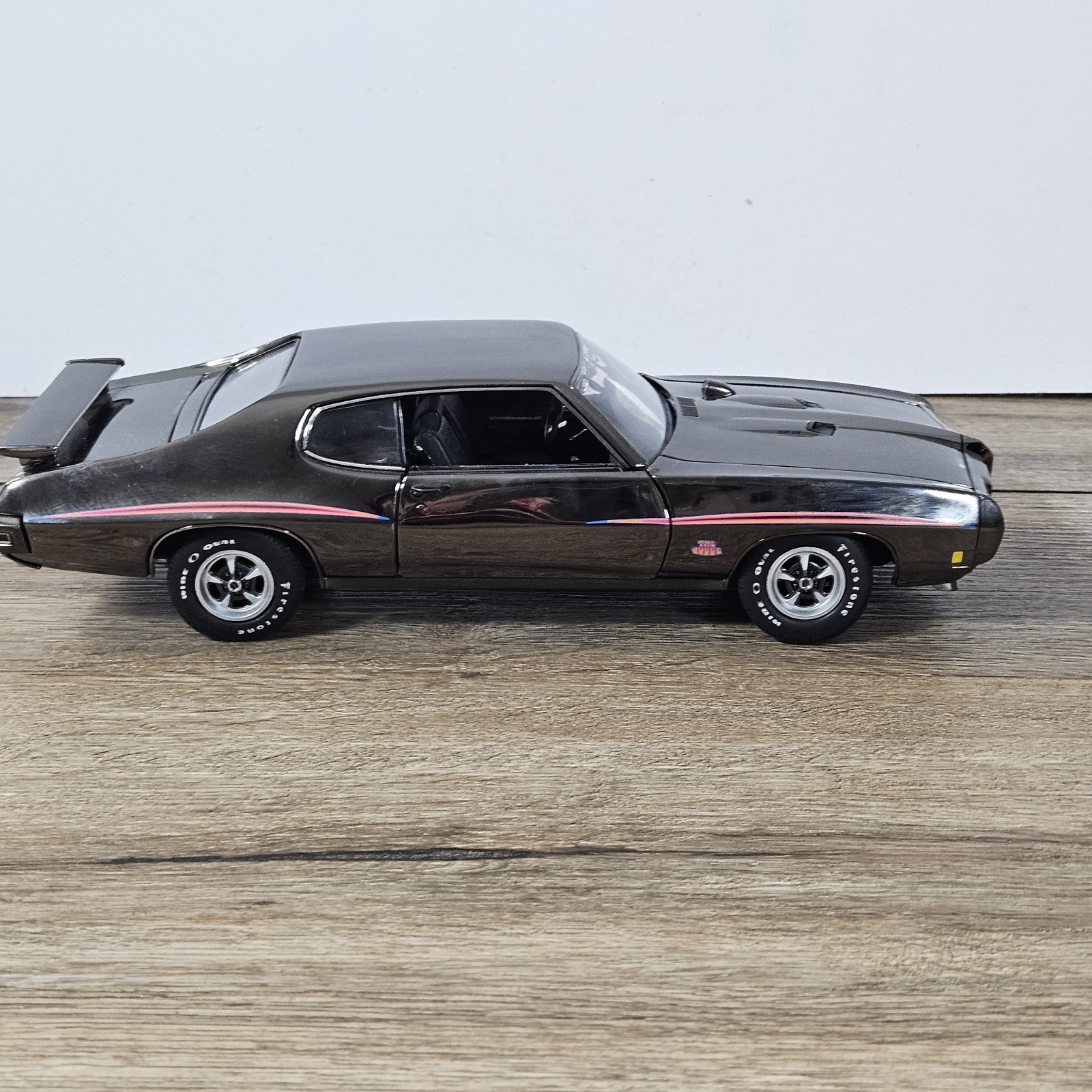 GMP 1970 Pontiac GTO Judge Black Chrome 1:18 Scale Diecast Opening Hood Doors