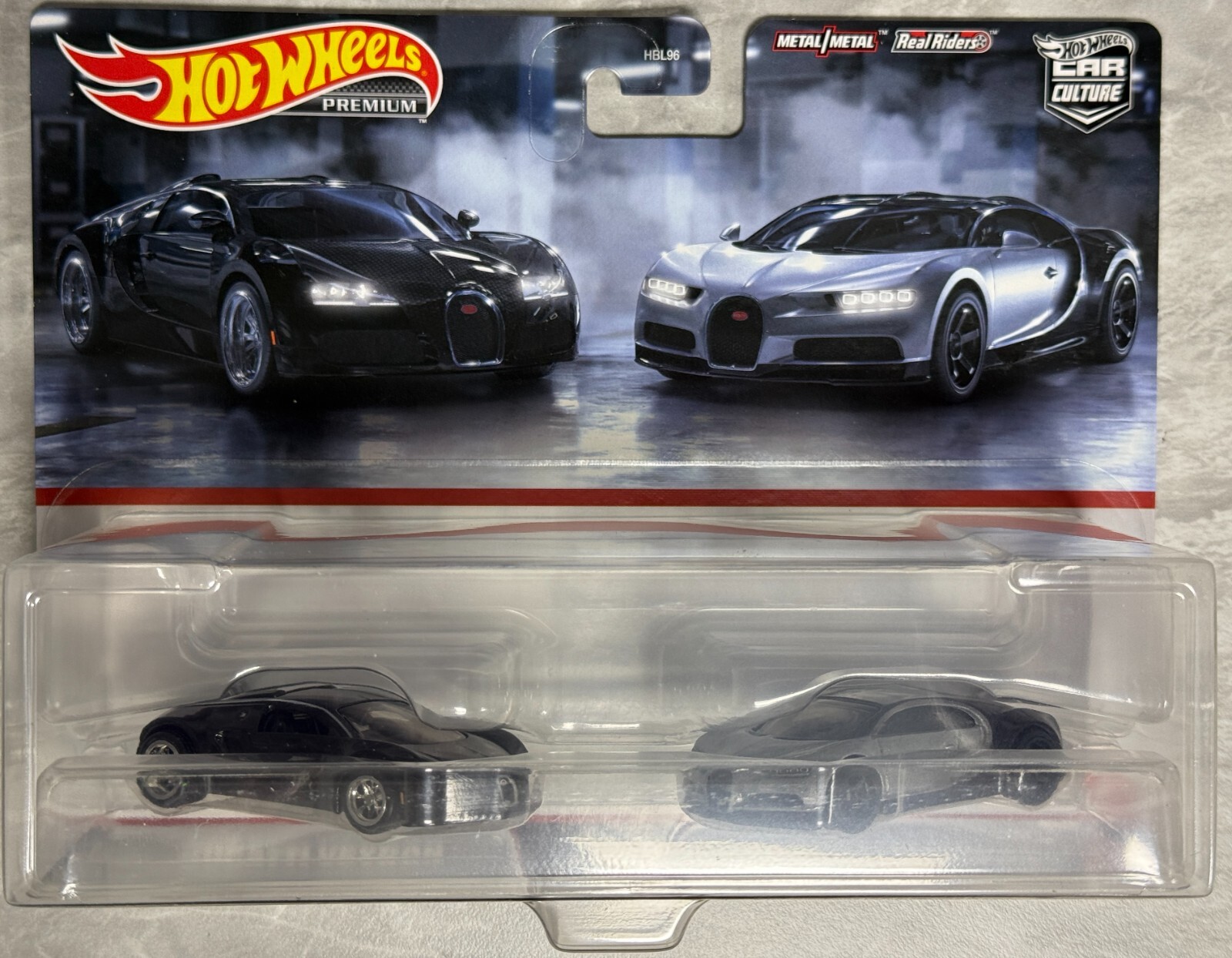 2024 Hot Wheels 2-Pack Bugatti Veyron and ’16 Bugatti Chiron , Free Shipping !
