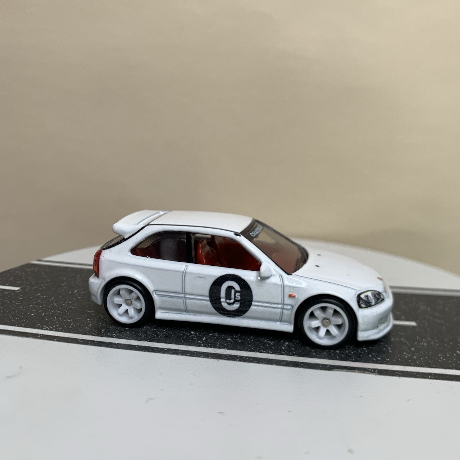 Hot Wheels Premium Boulevard #73 ’99 Honda Civic Type R EK9 Hatch White 1:64 NM