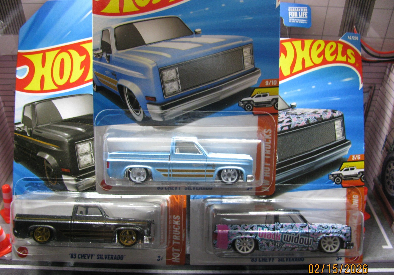 2023 Hot Wheels ‘83 Chevy Silverado “PICK ONE” w/Real Riders Wheel Swap