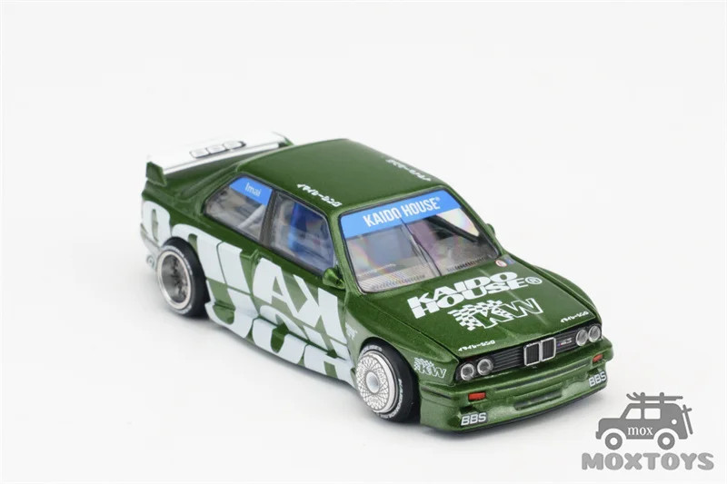 Kaido House x MINI GT 1:64 AE86 Sprinter Trueno ADVAN / M3 Green Model Car