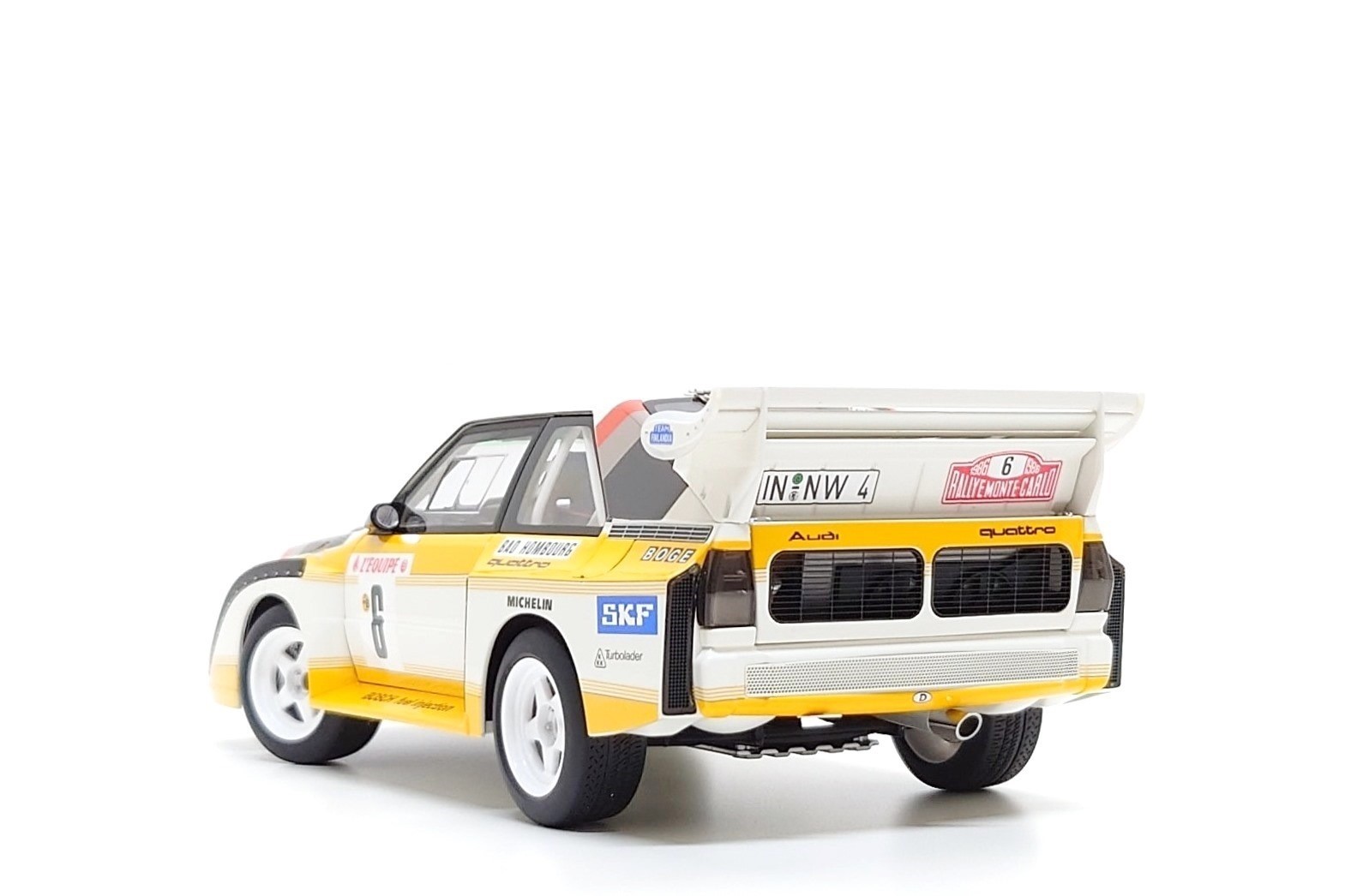 AUTOart 1:18 Audi Sport Quattro S1 #6 – Rally Monte Carlo 1986