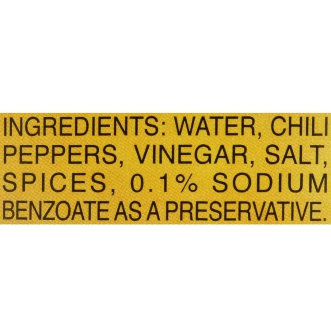 Hot & Extra Hot Sauce , Black & Yellow Label 12,5 Oz (Pack of 2)
