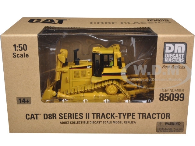 CAT CATERPILLAR D8R SERIES II TRACK TYPE W/OPERATOR 1/50 DIECAST MASTERS 85099 C