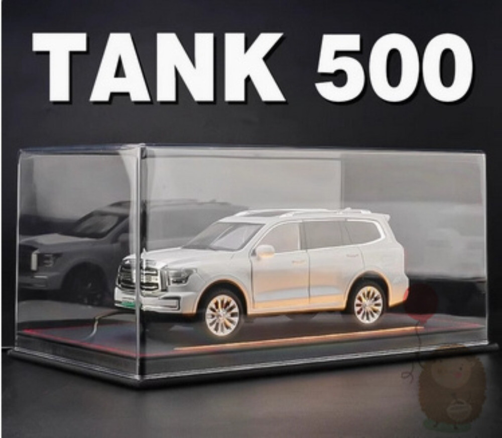 1/24 Tank 500Hi4-T with display box Alloy Model Car Diecast Hobby Display Gifts