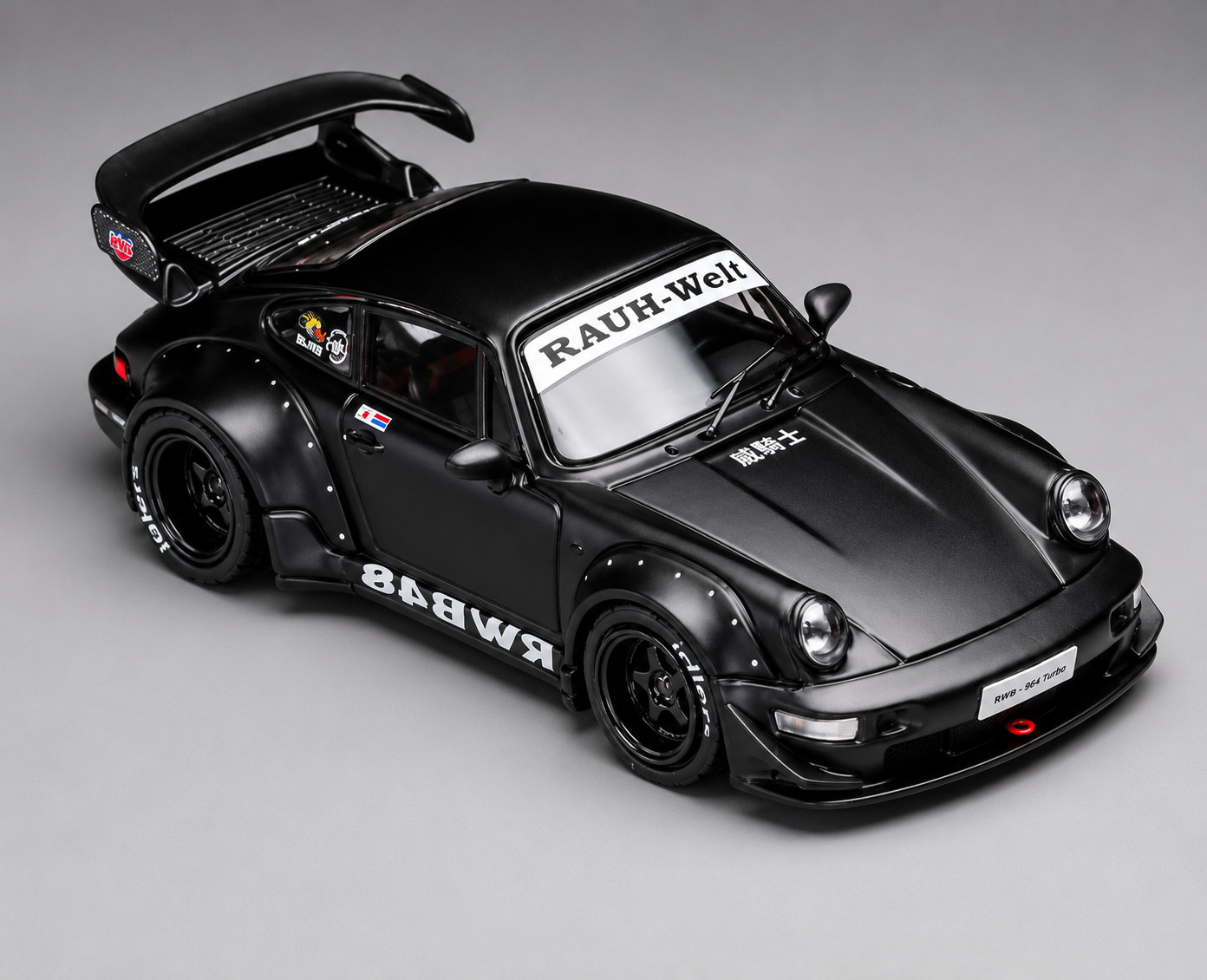 Inno 1/64 PORSCHE 911 RWB 964 Model Car -BLACK-