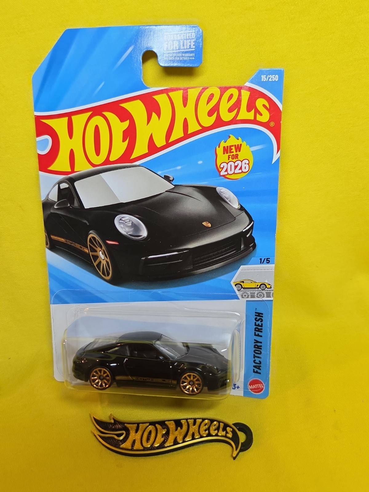 2026 Hot Wheels Porsche 911 Carrera T Diecast black Car & Gift 🔥38