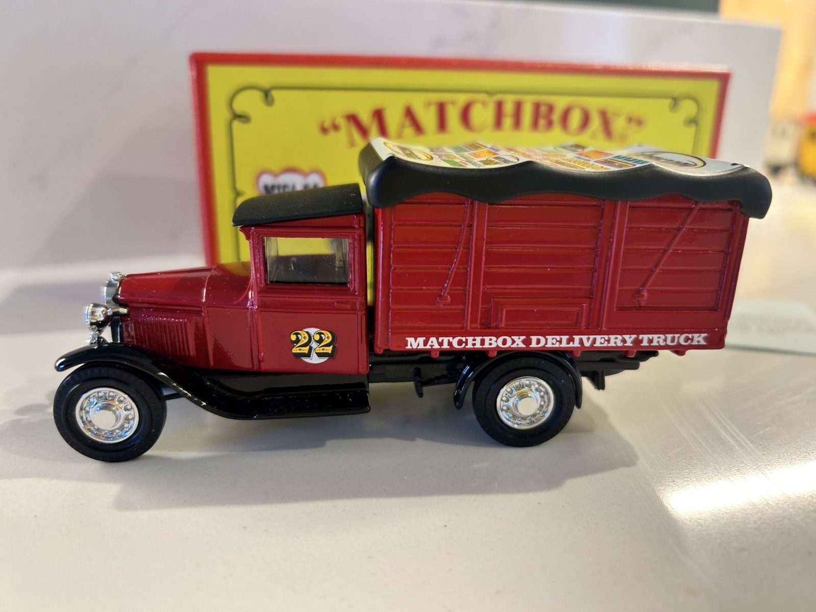 Matchbox Yesteryear YPP05 Ford AA Truck MICA 22nd Red Cab & Body Code 2