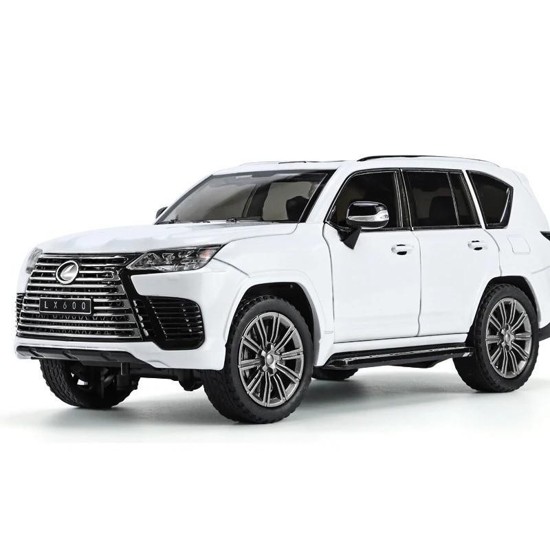 1:24 LEXUS LX600 SUV Alloy Diecast Car Model Sound & Light Gift Toy Vehicle NEW
