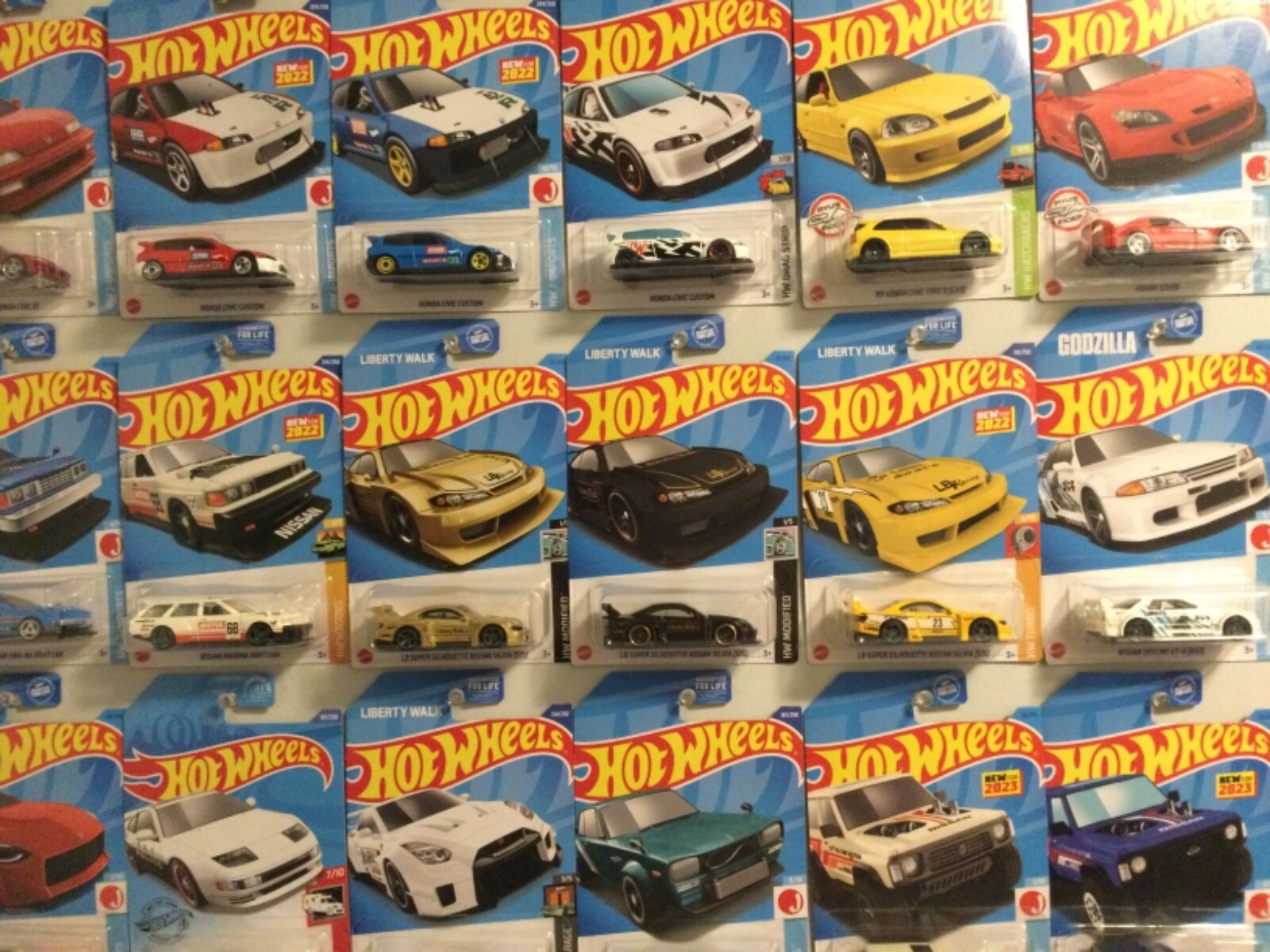 HOT WHEELS JDM Random lot of 6 Nissan Subaru Mazda Honda Toyota Acura Mitsubishi