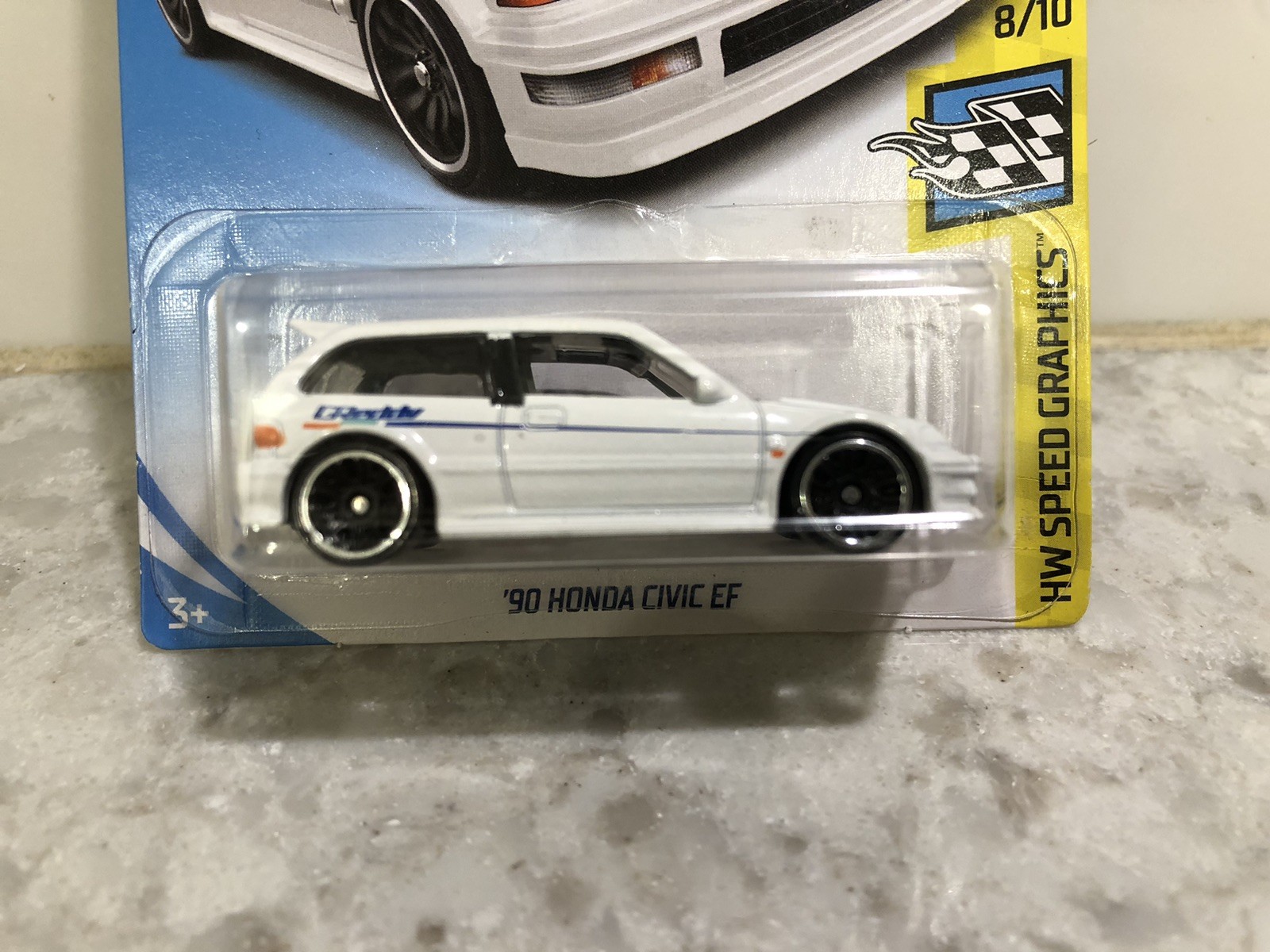 Hot Wheels White 90’ Honda Civic EF