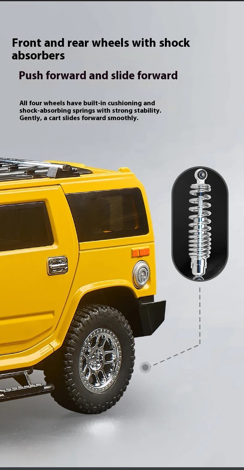 HIGHWAY 61 NCIS 2006 HUMMER H2 1/18 DIECAST MODEL CAR BLACK 18013