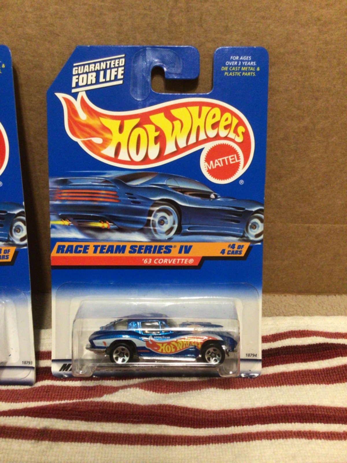 2026 Hot Wheels 1994,95,96,97, Race Team series complete sets of 4 see photos