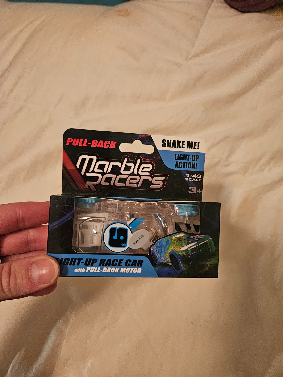 Marble Racers 3 pks – Light up Action and Pullback Motor for Ages 3+