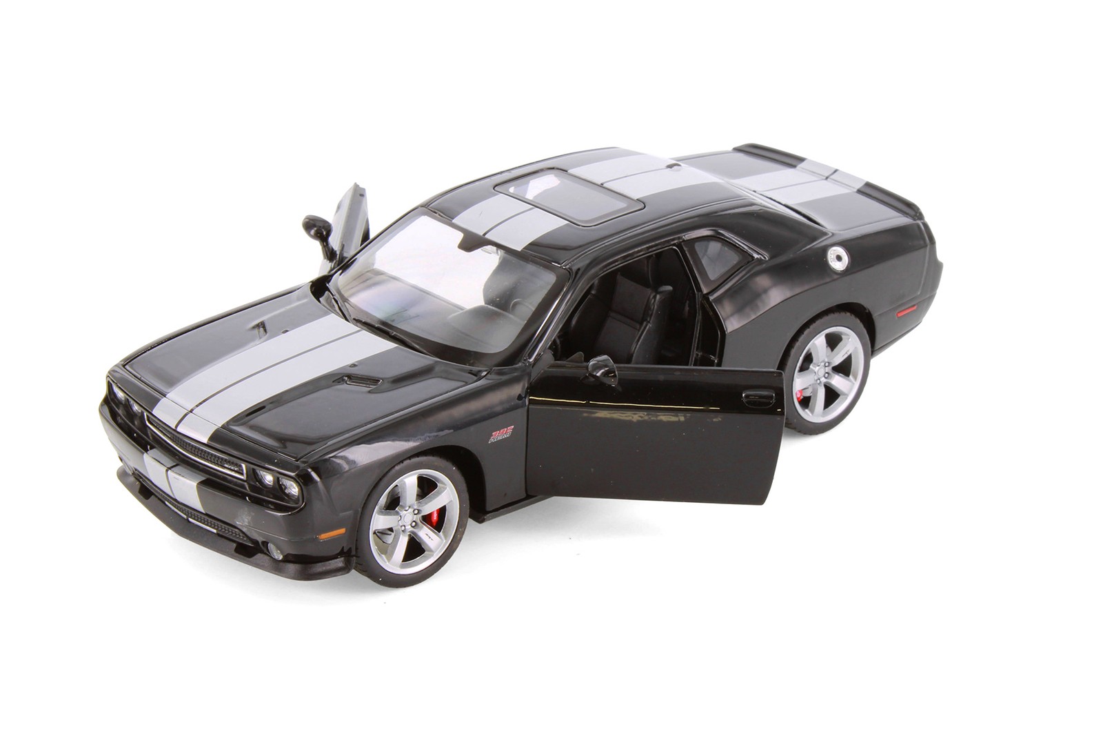 BOX OF 4 2013 DODGE CHALLENGER SRT HARD TOP 1/24 DIECAST CAR SHOWCASTS 24049/4D