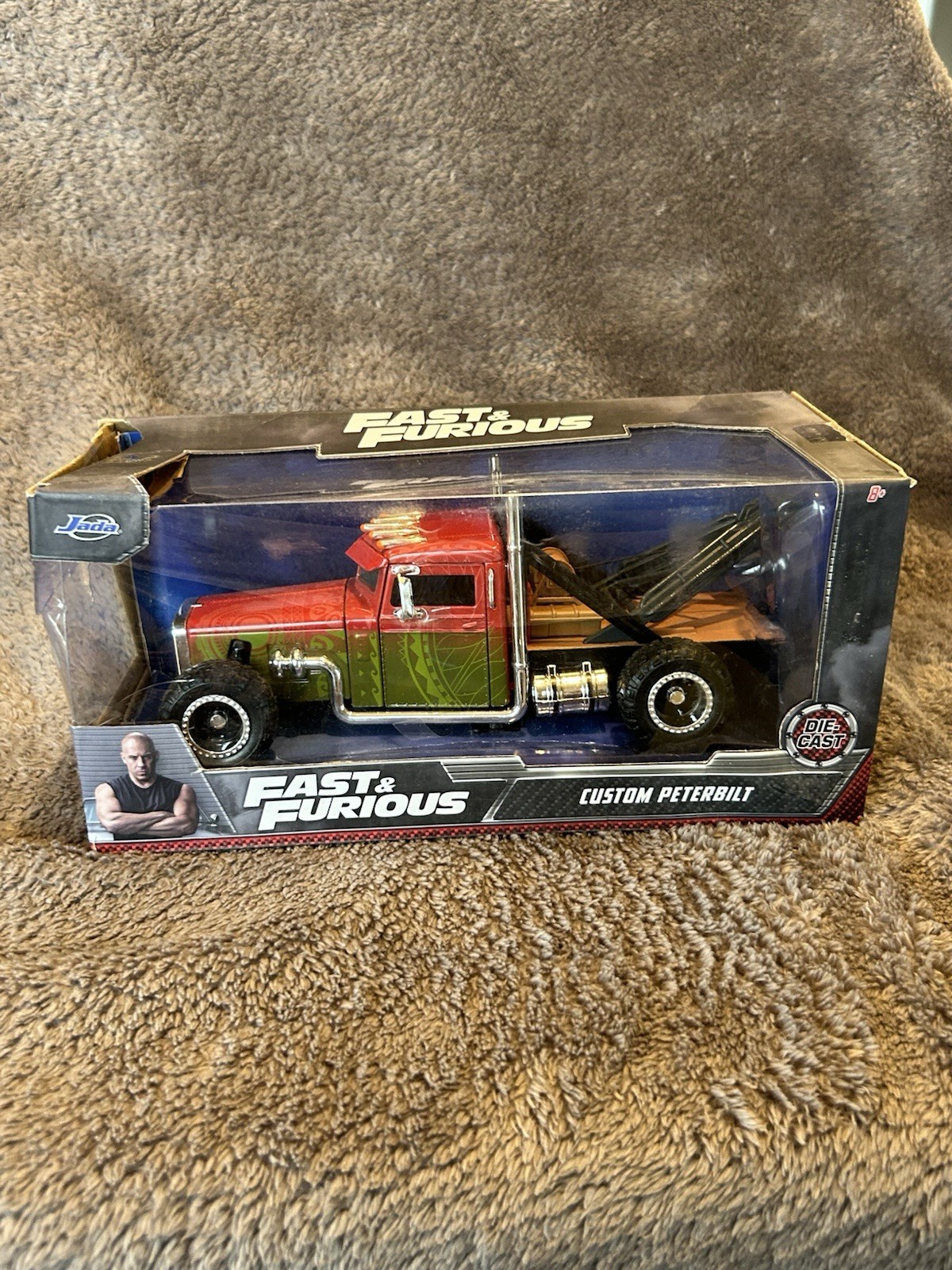 JADA 1/24 CUSTOM PETERBILT TOW TRUCK FAST AND FURIOUS HOT ROD RACER Damaged Box