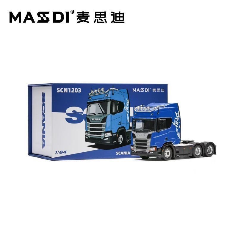 MASDI 1:64 Scania R500 Tractor Unit Semi Truck Head Full Diecast Metal IN STOCK