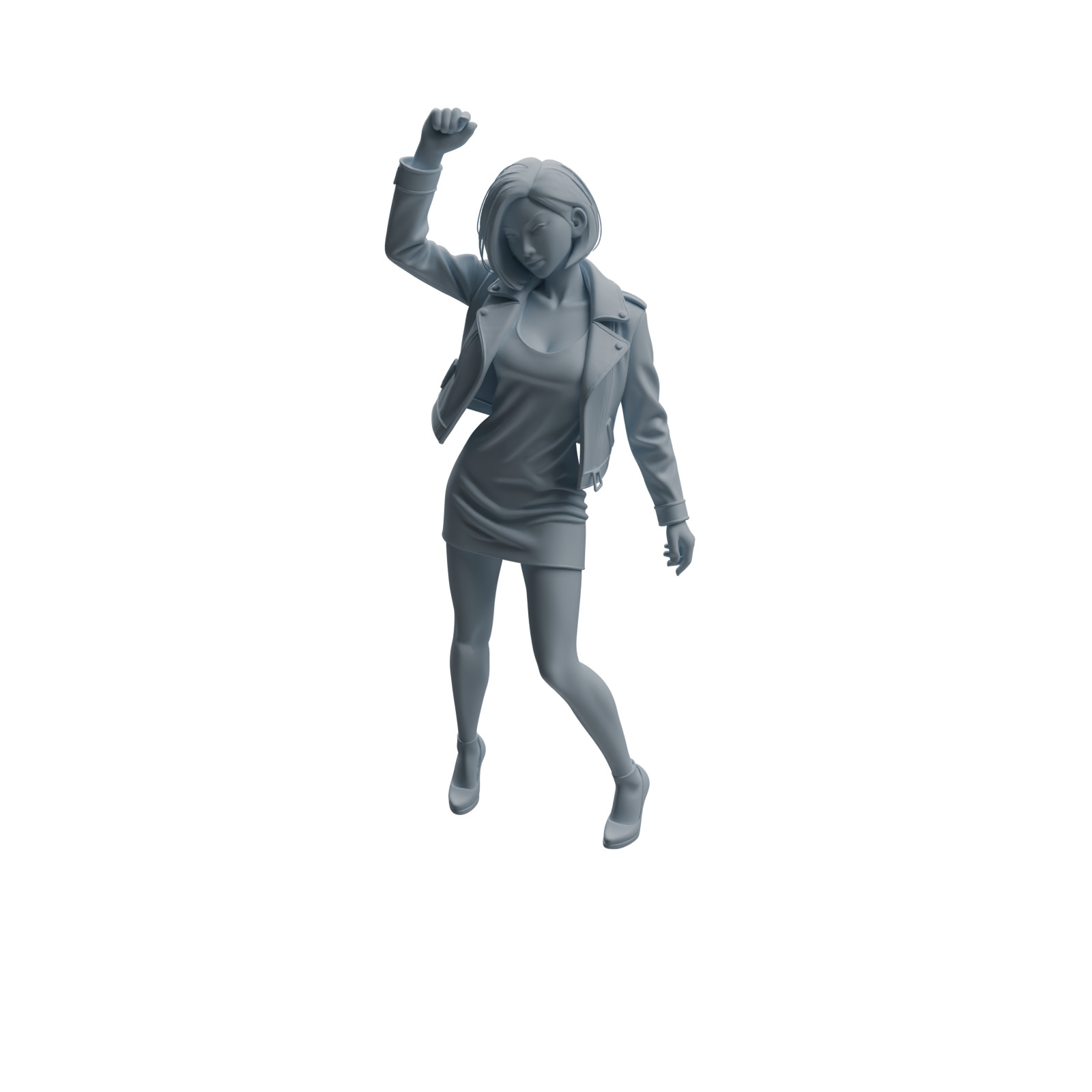 MRY-SFW 1/64/87 Nightclub Party Woman Character HO N Scale Miniatures Diorama