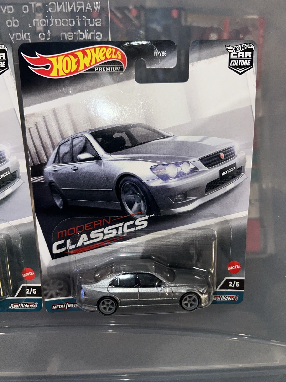 Lot Of 2 Hot Wheels 2024 Premium ‘98 Toyota Altezza Car Culture Modern Classics!