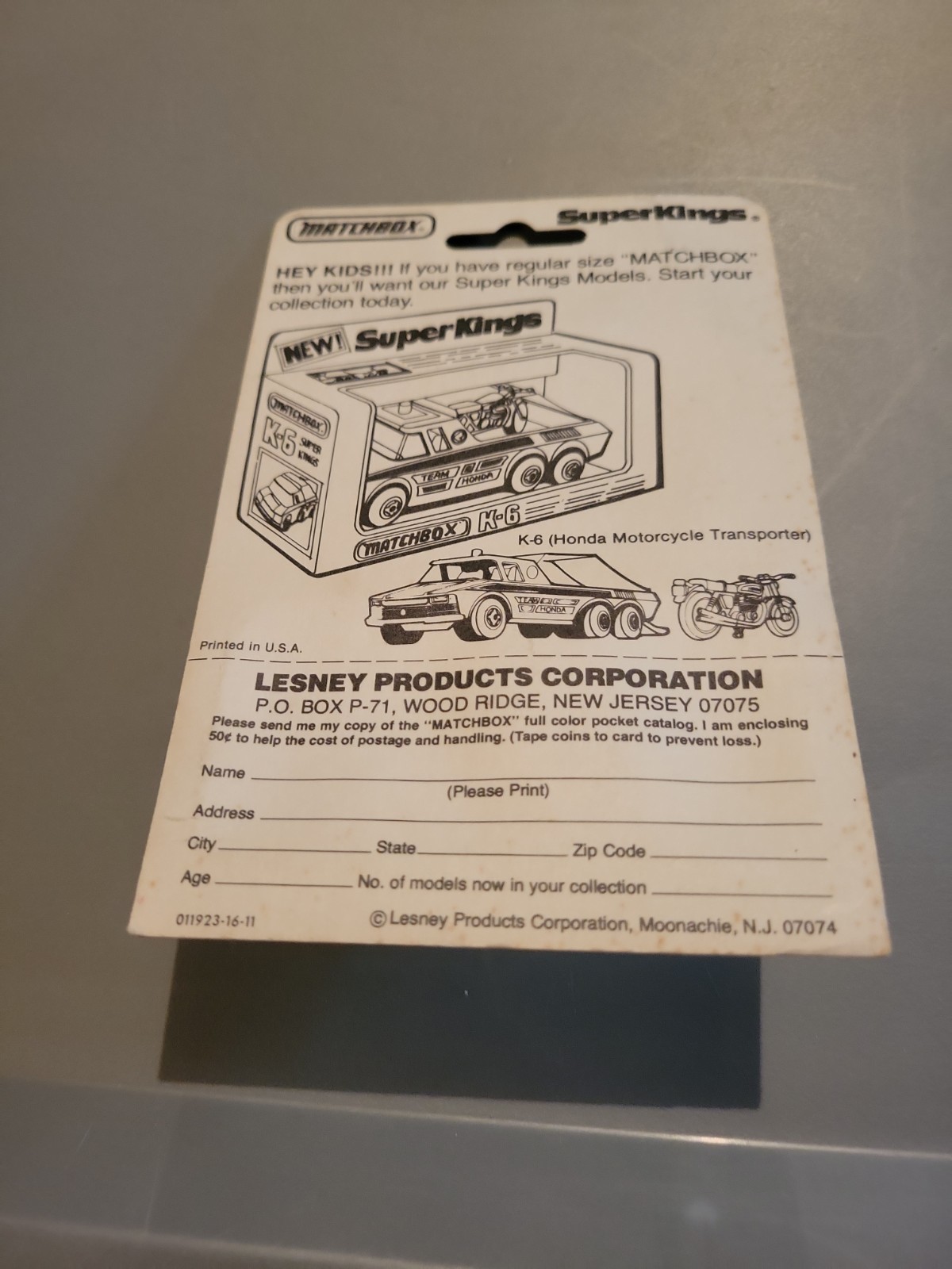1982 Matchbox Lesney Superfast Hi Ho Silver #15 Vw Bug Beetle W/protector