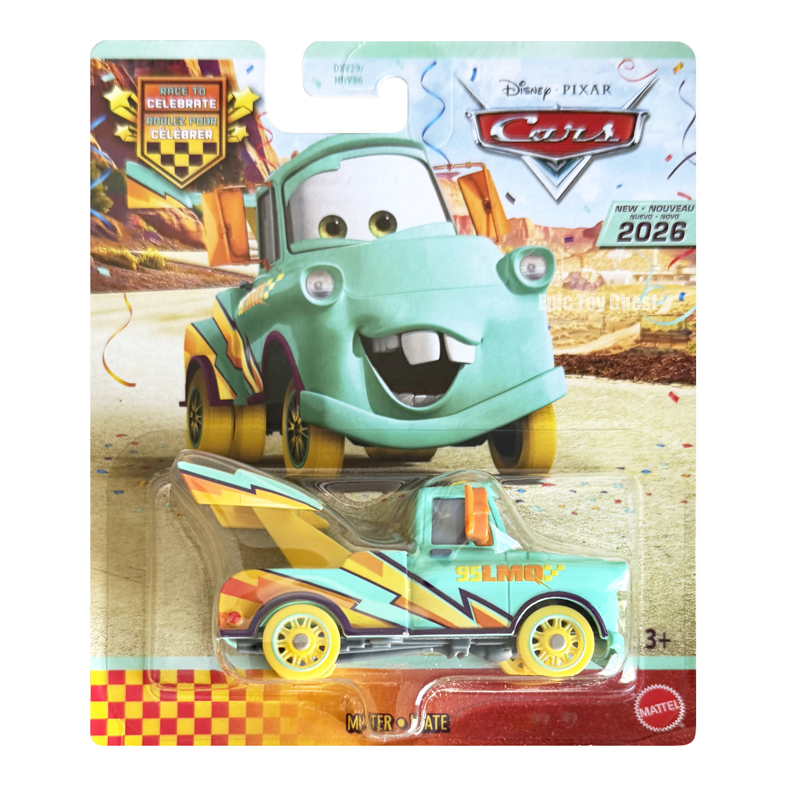 Disney Pixar Cars Die-Cast Metal – 20th Anniversary Mater Race To Celebrate 2026