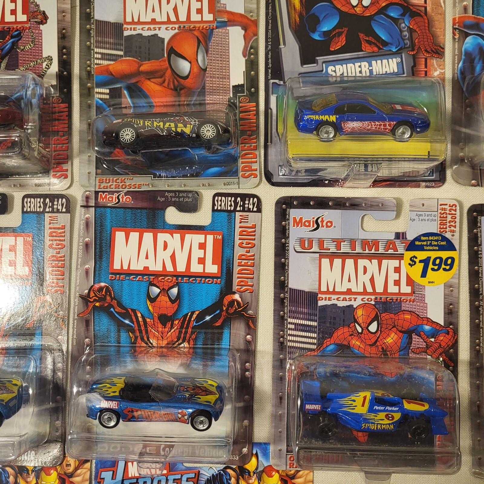 Maisto Marvel Diecast Collection Large Lot Of 24 ALL NEW