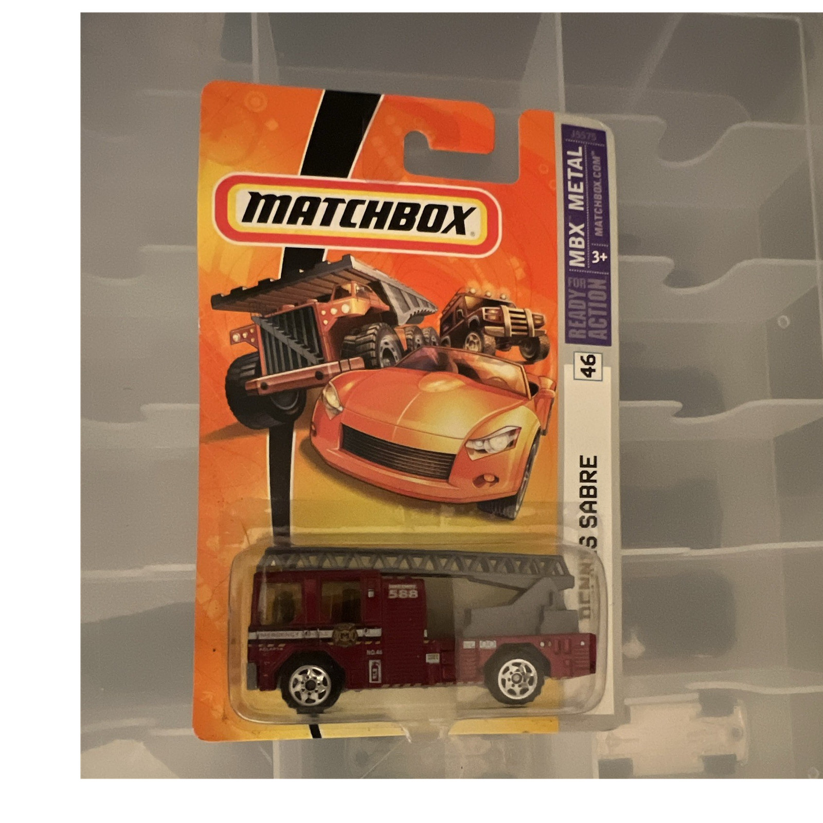Matchbox MBX Metal Fire Truck Red Diecast Vehicle Age 3-4 Years (2006)