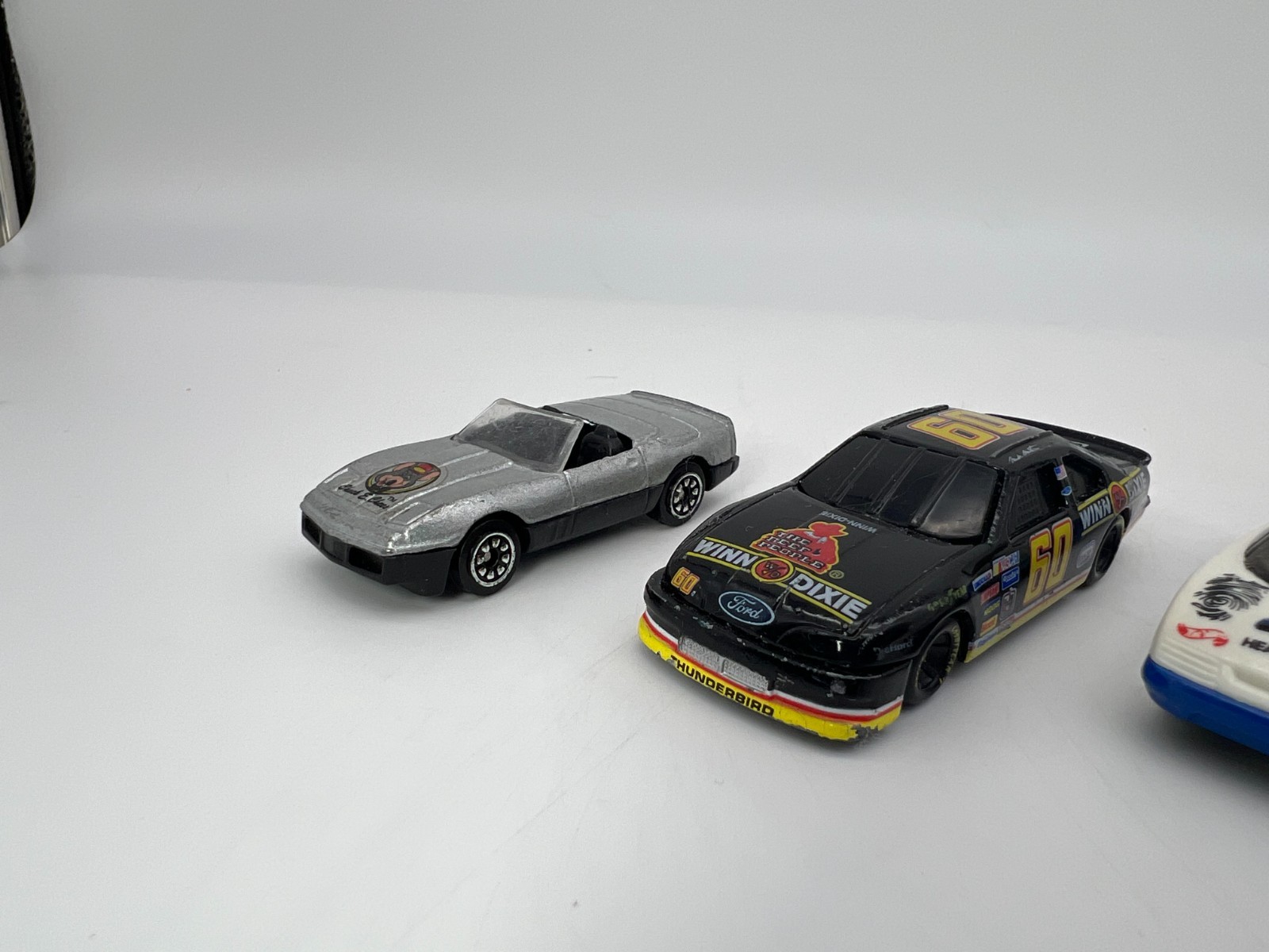 Mixed Lot of (9) Die Cast / Plastic Cars Various Condition and Brands