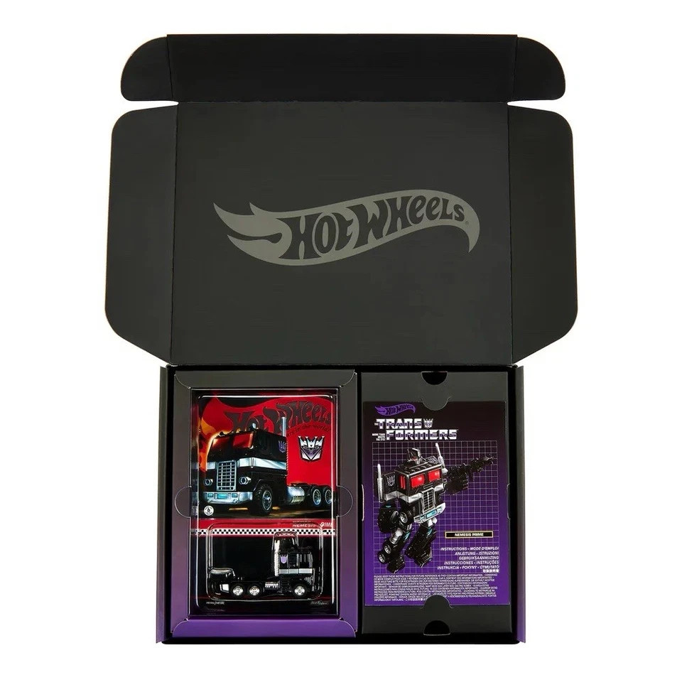 Hot Wheels Collectors Transformers Nemesis Prime Mattel Free Shipping Authentic