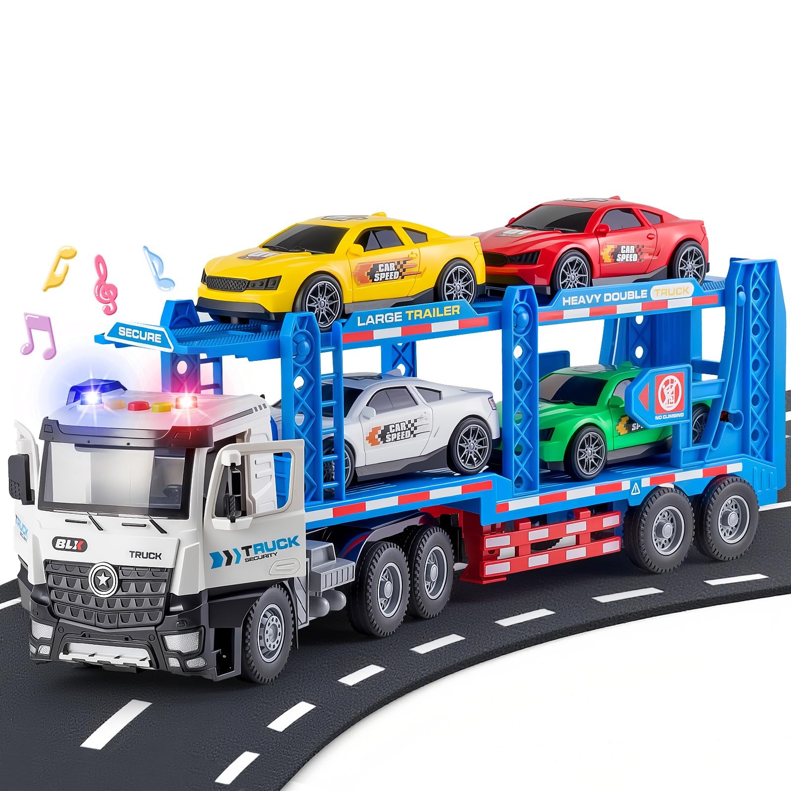 WEMOKA Car Carrier Truck Toy for Kids, Age 3 4 5 6+ Years Old