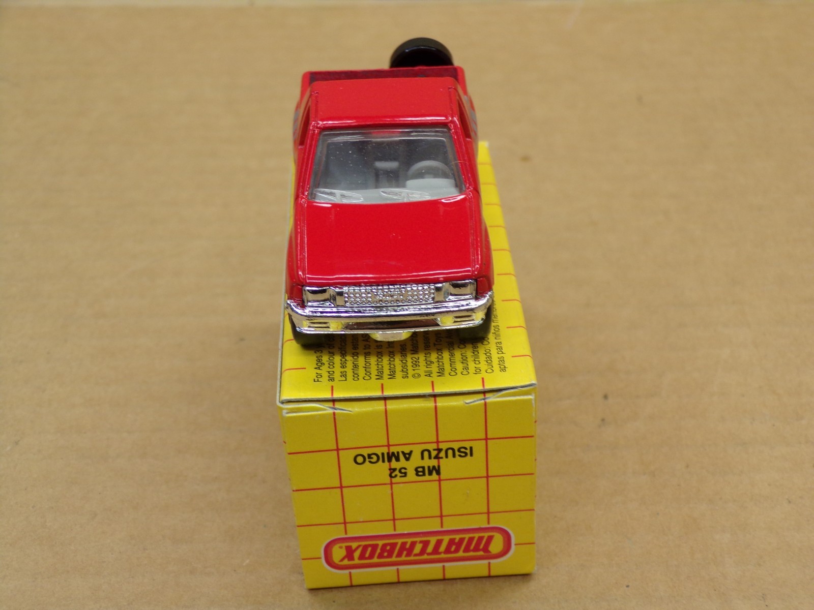 VINTAGE MATCHBOX SUPERFAST MB52 ISUZU AMIGO – CAR DATED 1991 – NEW OLD STOCK !