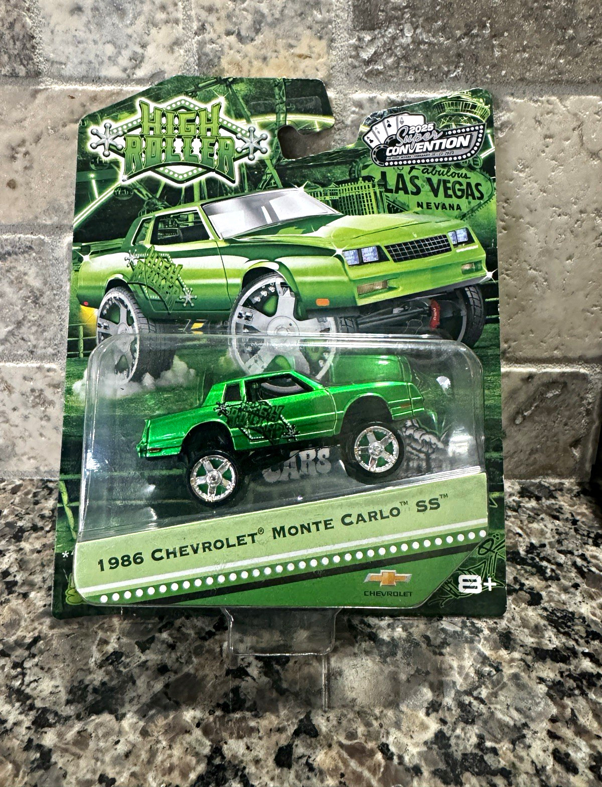 Maisto High Roller 1986 Chevrolet Monte Carlo SS 1:64 Green Diecast Unopened