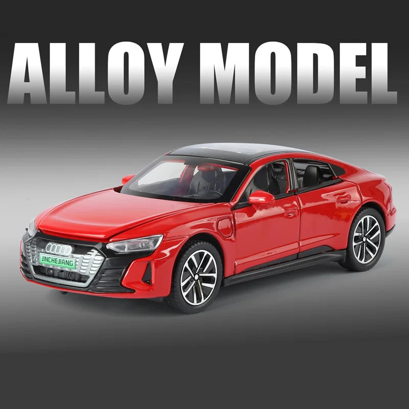 1:32 Audi RS E-Tron GT Alloy Car Model Diecast Metal Toy Sound Light Kids Gift